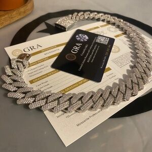 Vvs1 Moissanite Cuban chain
